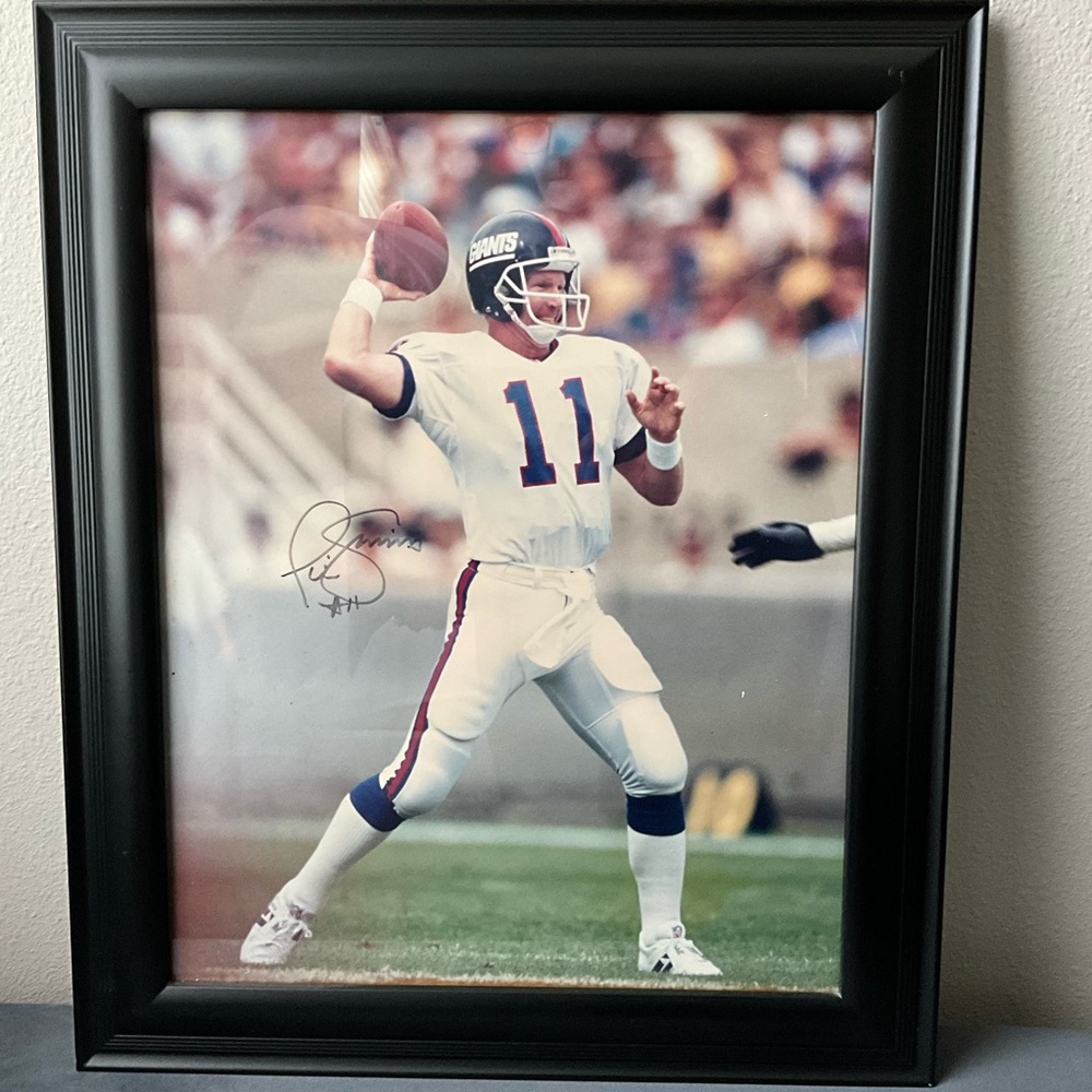 New York Giants Phil Simms Autographed Photo